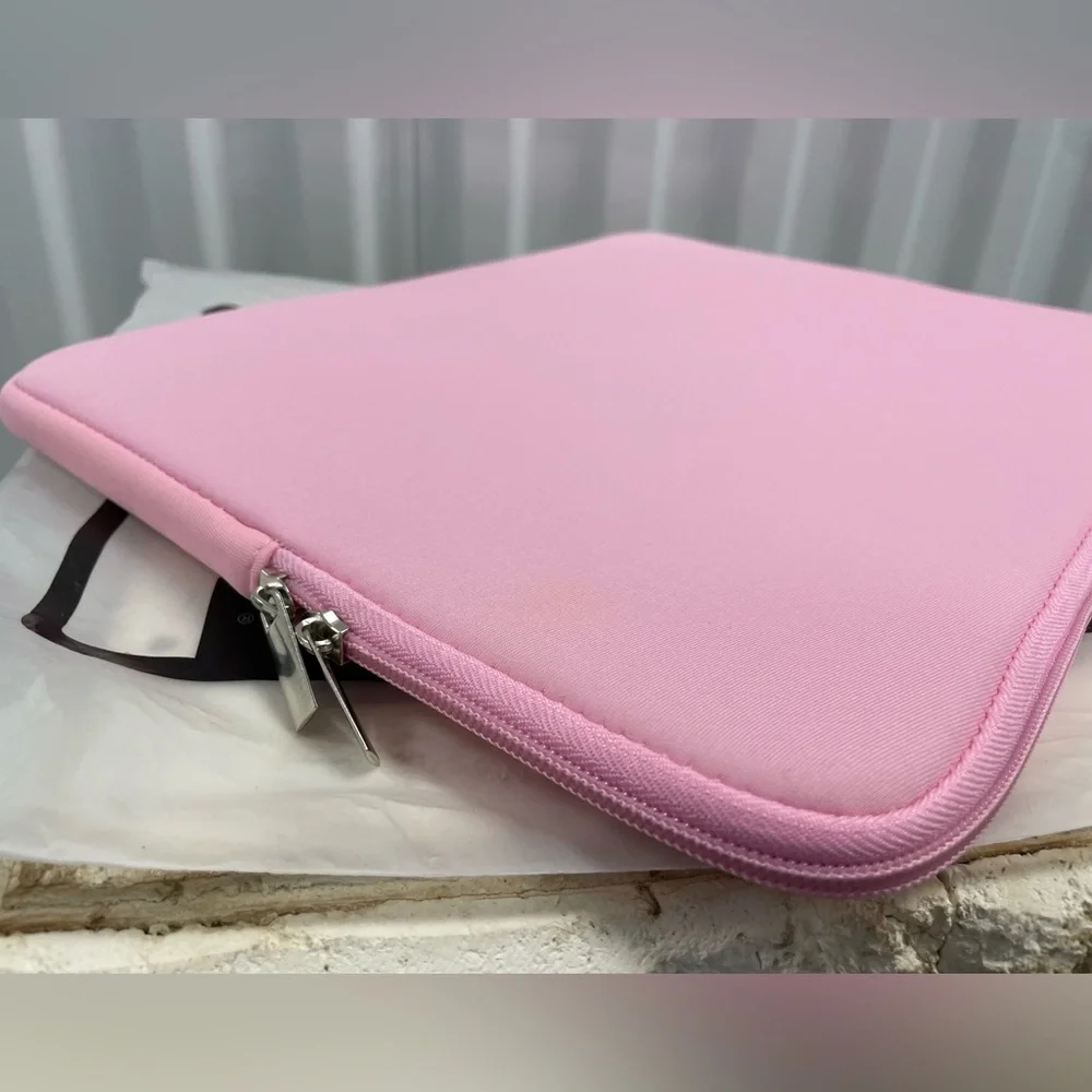 Pink RAINYEAR Protective Case Fluffy Lining Cover Bag 15.4'' MacBook Pro Sleeve